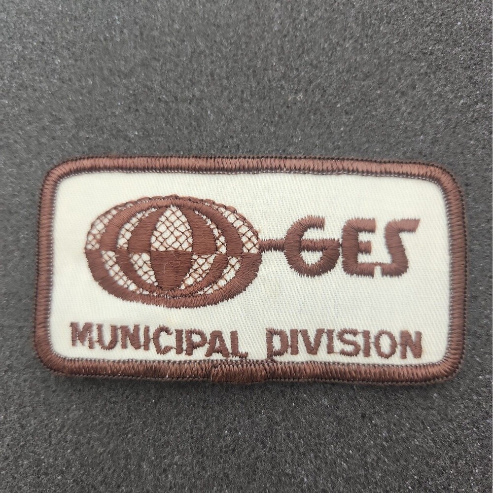 Patch GES Global Environmental Solutions Municipal Division Embroidered Sew On
